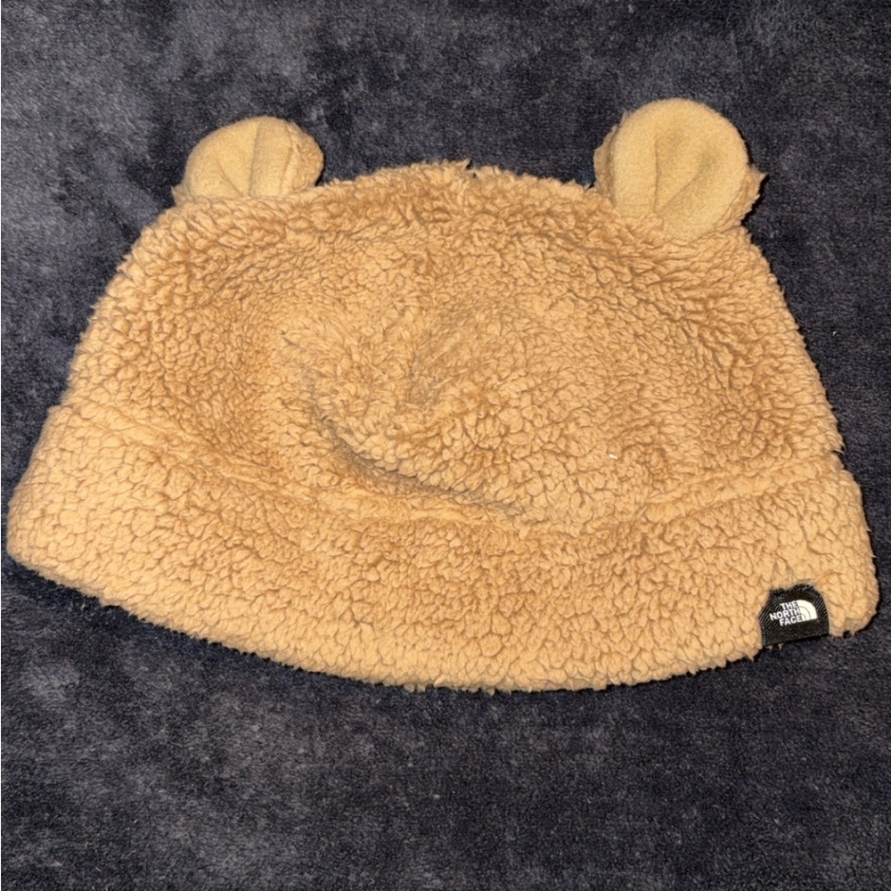 The North Face Kids Tan Sherpa Hat